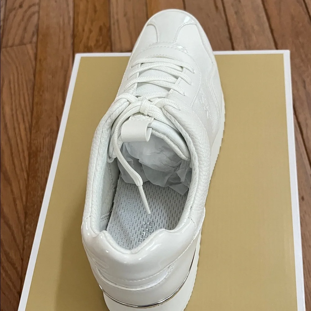 Michael Kors Women's Raina Lace-Up Trainer Running Sneakers - Picture 4 of 14